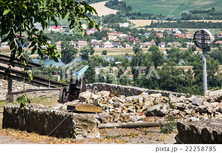 Rusty historic cannon in Trencin castle, Slovakia Rusty historic cannon in Trencin castle, Slovakia 22258785
