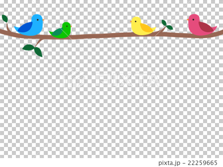 Frame of colorful birds - Stock Illustration [22259665] - PIXTA