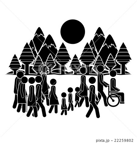 people walking design  22259802