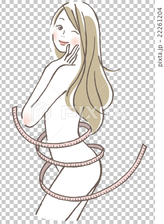 女性的身體線條 22261204