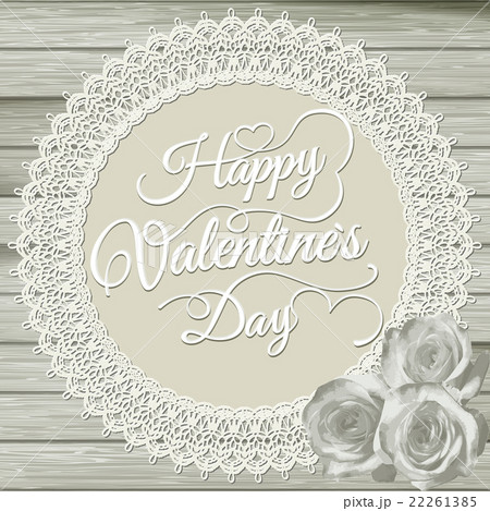 Valentines card on beige background. EPS 10 Valentines card on beige background. EPS 10 22261385