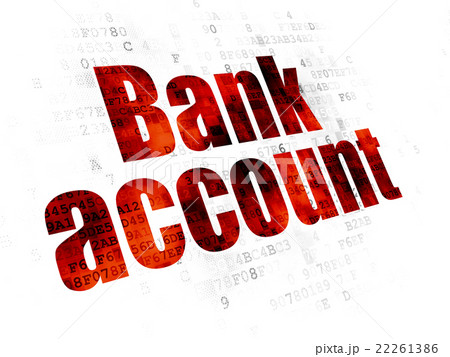 Money concept: Bank Account on Digital background 22261386