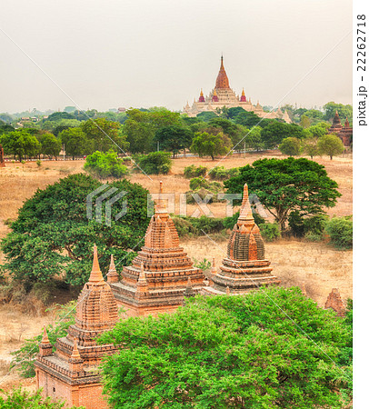 View from the Shwesandaw pagoda. 22262718