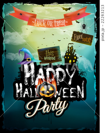 Halloween night background. EPS 10 22263213