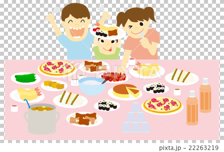 Children S Feast Stock Illustration