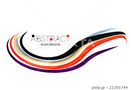 Rainbow color lines on white. Identity wave Rainbow color lines on white. Identity wave 22263744