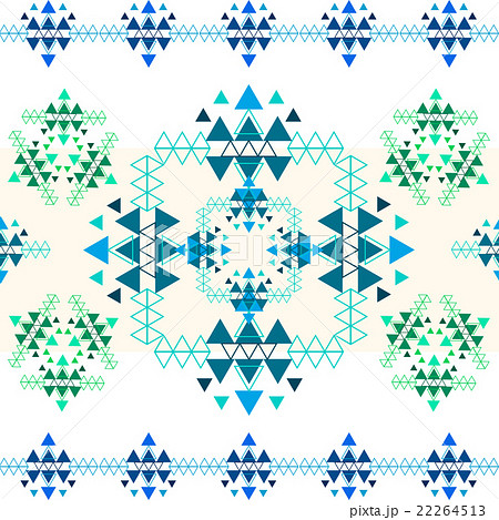 Colorful ethnic seamless pattern design. Colorful ethnic seamless pattern design. 22264513