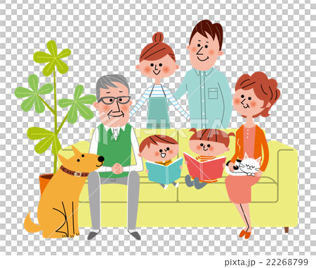 Family and pet 22268799