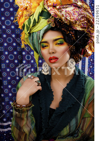 beauty bright woman with creative make up, many beauty bright woman with creative make up, many 22269651