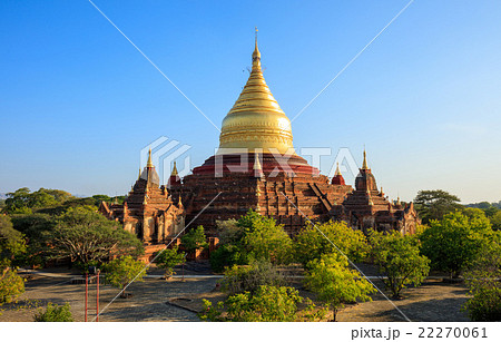 Dhammayazika Pagoda at sunset, Bagan, Myanmar 22270061