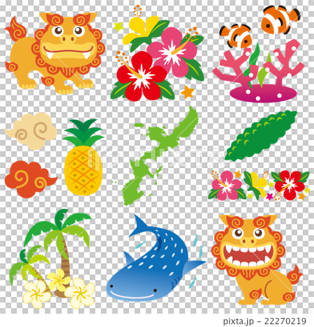 沖縄素材　シーサー　セット 22270219