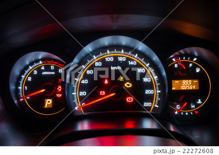 Modern car instrument dashboard panel  22272608