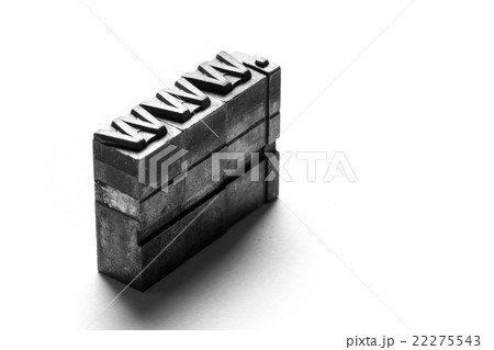 Internet www website by letterpress 22275543