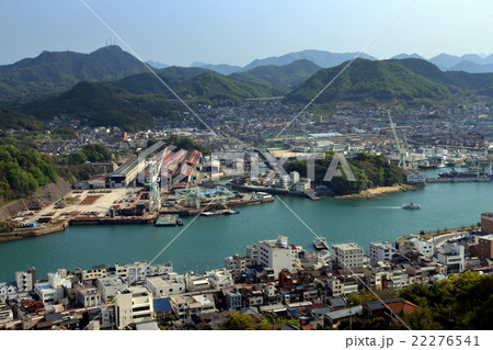 ロープウェイから眺める尾道水道 ロープウェイから眺める尾道水道 22276541