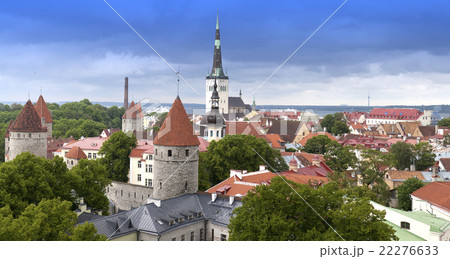 City panorama . Tallinn. Estonia... 22276633