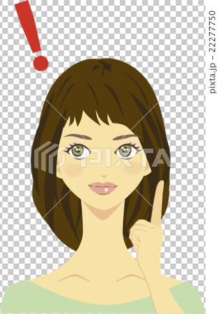 ひらめく女性 ひらめく女性 22277750