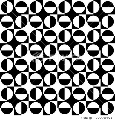 Geomatric Abstract Seamless Pattern B&W 22278453