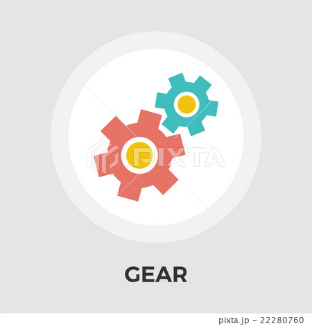 Gear Flat Icon Gear Flat Icon 22280760