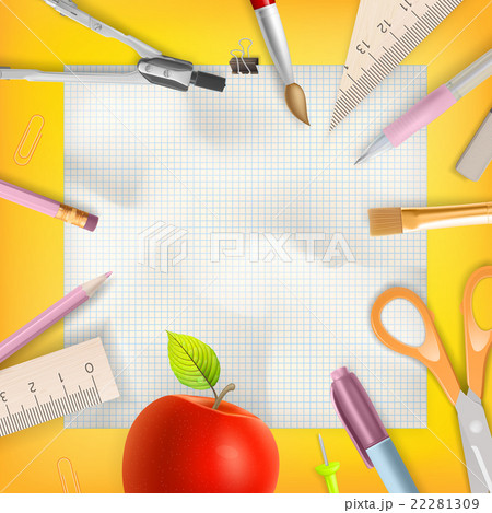 School season invitation template. EPS 10 School season invitation template. EPS 10 22281309