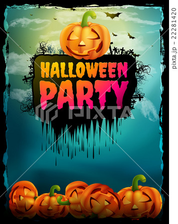 Happy Halloween Party Poster. EPS 10 Happy Halloween Party Poster. EPS 10 22281420