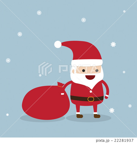 Santa claus with snowflake 22281937