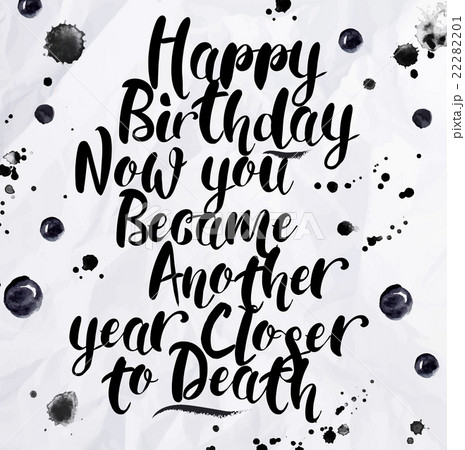 Angry birthday card 22282201