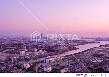 大阪ベイエリア 夕暮れ 22283194