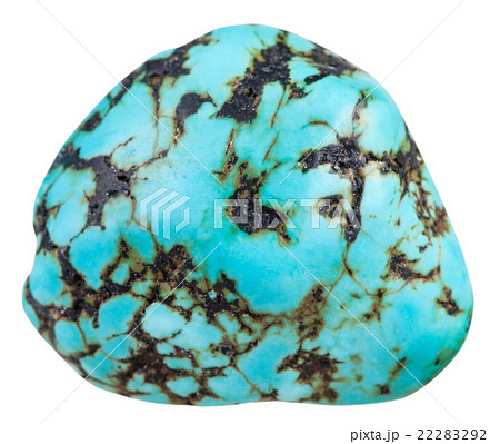 polished blue Howlite (turquenite) gemstone 22283292