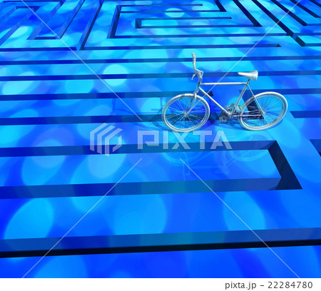 迷路を自転車で走る 22284780