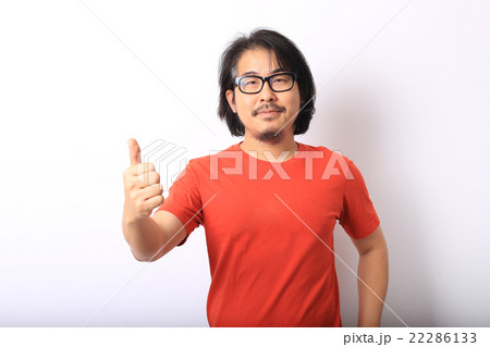 The asian man showing thumb up. 22286133
