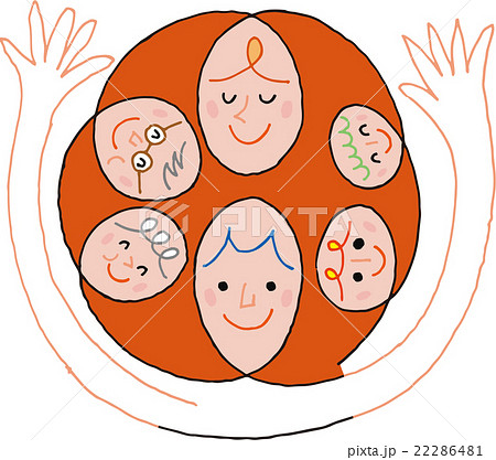 3世代家族 22286481