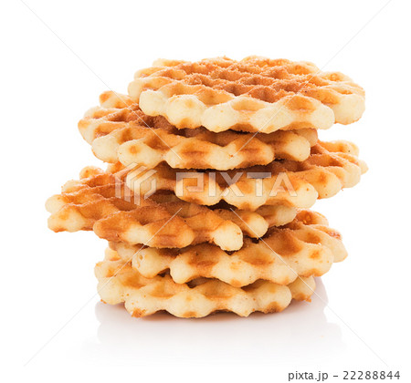 waffles isolated on white background 22288844