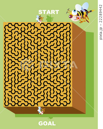 迷路 蜂の巣のイラスト素材