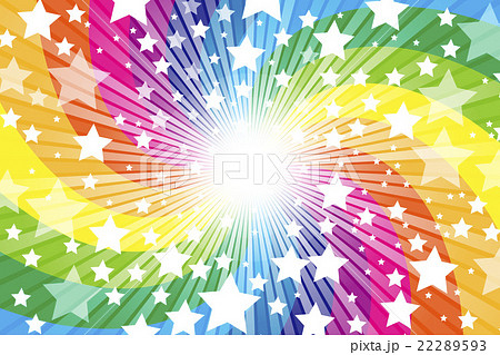 背景素材壁紙 星 星の模様 スターダスト 星屑 星空 キラキラ 光 輝き かわいい 虹色 レインボーのイラスト素材 22289593 Pixta