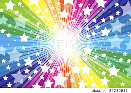 背景素材壁紙 星 星の模様 スターダスト 星屑 星空 キラキラ 光 輝き かわいい 虹色 レインボーのイラスト素材 22289611 Pixta