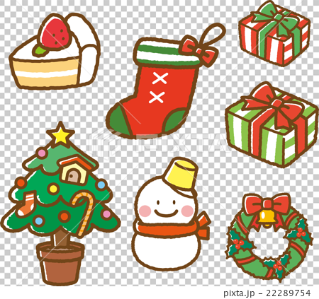 圣诞节 冬季 12月插图素材集 图库插图 22289754 Pixta