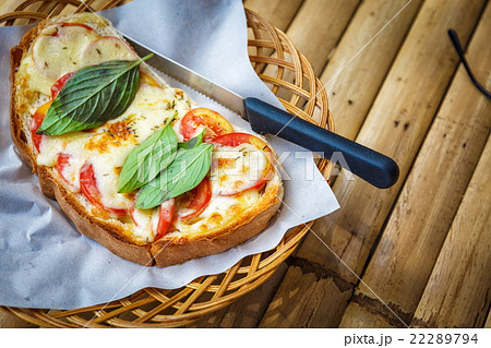 Bruschetta with tomatoes 22289794