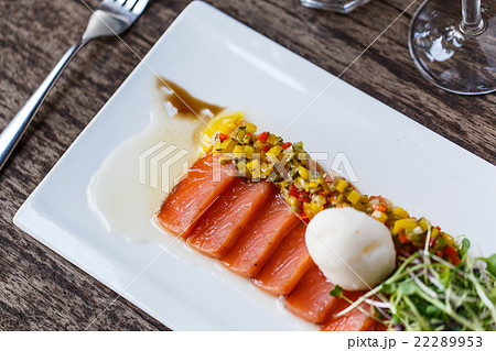 Carpaccio of salmon Carpaccio of salmon 22289953
