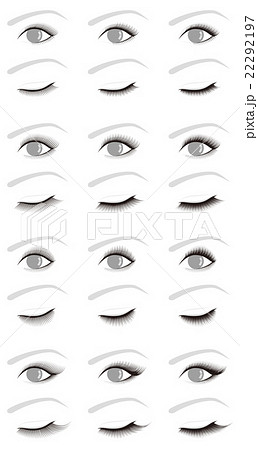 睫毛　エクステンションボリューム 22292197