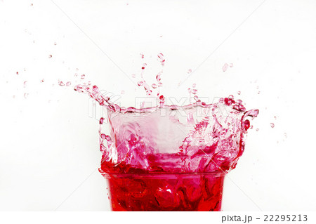 close up red cocktail splashing close up red cocktail splashing 22295213
