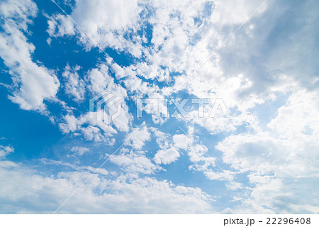 空と雲の写真素材