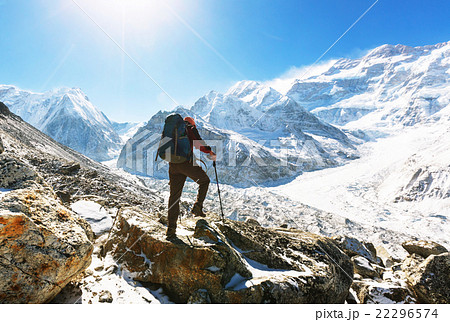 Hike in Himalayas 22296574