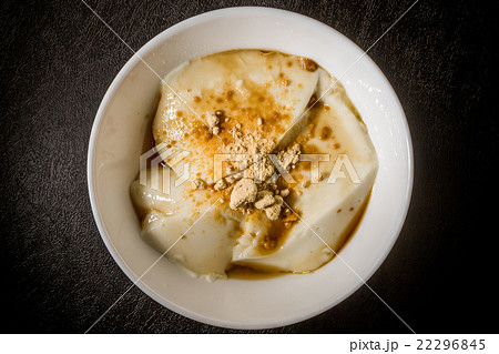豆乳スイーツ豆腐花 トールーファ Dessert Of Soybean Milk Agarの写真素材