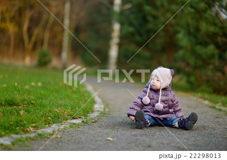 Adorable girl in a park Adorable girl in a park 22298013