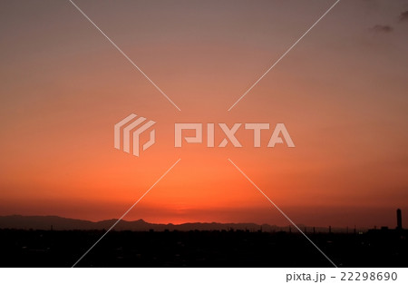 都会の夕暮れ風景 都会の夕暮れ風景 22298690