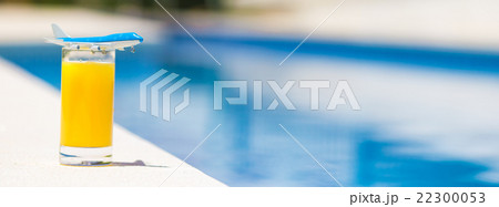 Summer and traveling concept: small airplane model 22300053