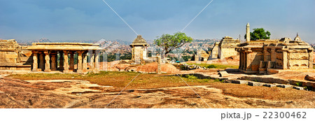 Hemakuta hill sunset point , Hampi, India Hemakuta hill sunset point , Hampi, India 22300462