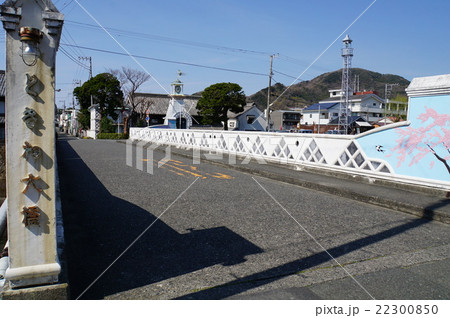 ときわ大橋と時計塔 22300850