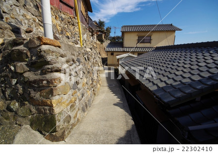 男木島の集落風景 男木島の集落風景 22302410
