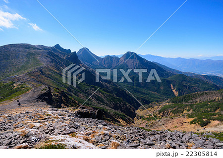 八ヶ岳連峰 硫黄岳からの眺め 八ヶ岳連峰 硫黄岳からの眺め 22305814